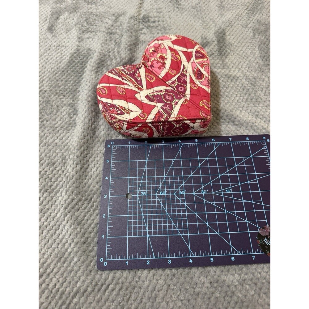 Vera Bradley Heart Jewelry Case Keepsake Holder